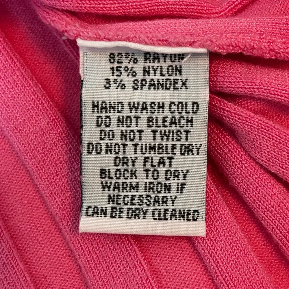 Cheryl Nash Windridge Women’s Pink Ribbed Zip-Up Top ‎ Sz XL